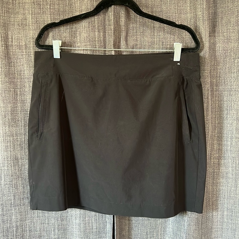 Members mark active skort black size XL with pockets
